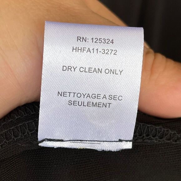 Haute hippie black wrap dress medium - Picture 8 of 9